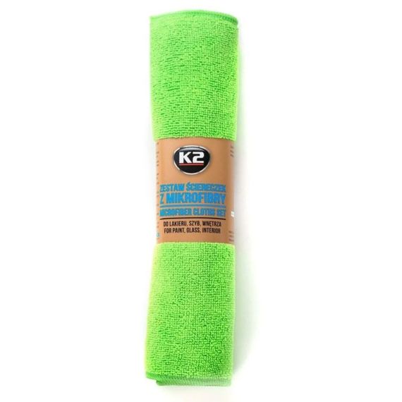 Набір серветок K2 Microfibre Cloths Set мікрофібра для догляду за автомобілем 30 x 35 см 4 шт. (K710)