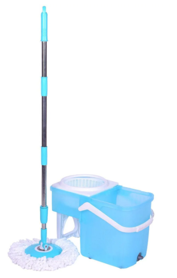 Універсальна швабра з віджимом-центрифугою і відром Easy Mop "Кругла Швабра" | Зображення 3