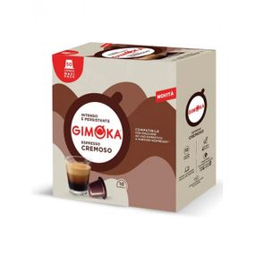 Кава в капсулах Gimoka Nespresso Cremoso 50 шт Неспресо Кремосо Джимока з нотками сухофруктів