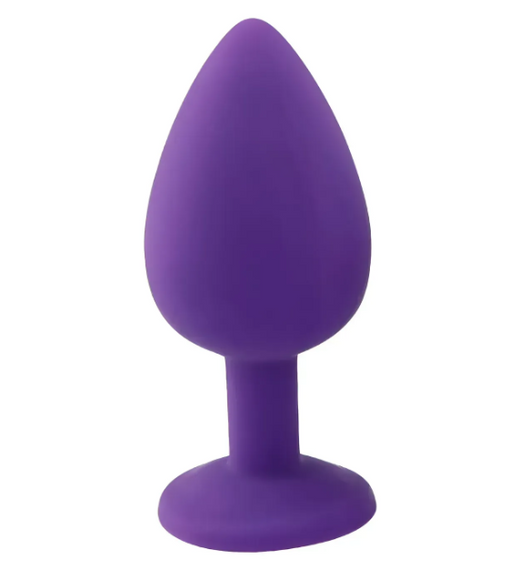 Силиконовая анальная пробка с кристаллом SKN KSIL-11S ( размер S ) sexstyle | Зображення 2