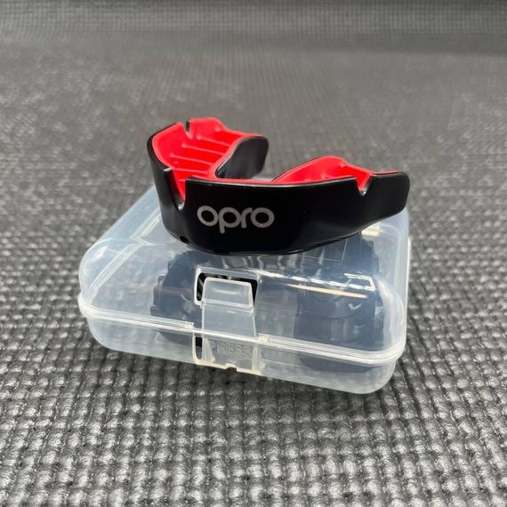 Капа OPRO Silver доросла (вік 11+) Black/Red (art.102502001) | Зображення 8
