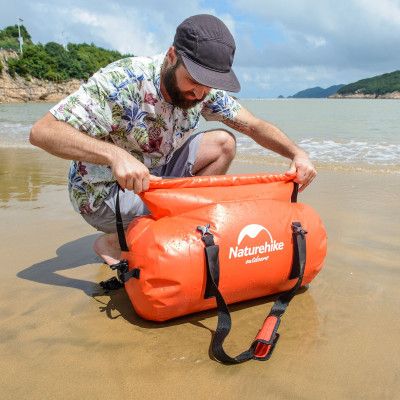 Сумка дорожная Naturehike баул водонепроникний NH20FSB03 90 л червона (6927595744314) | Зображення 7