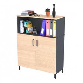 Тумба офисная Loft Design LTO-900-1200 антрацит борас