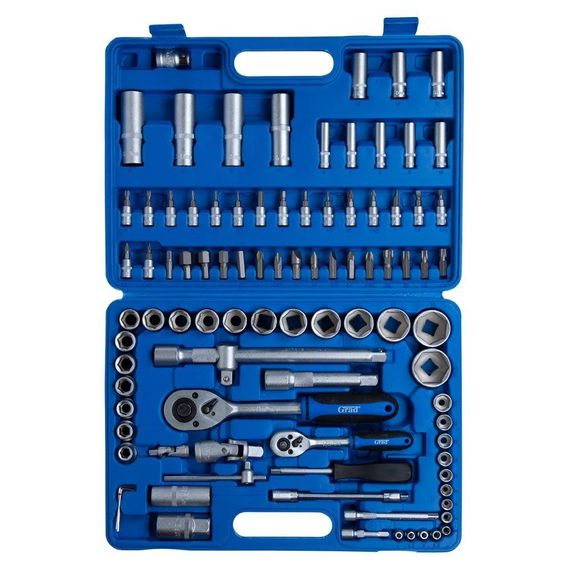 Набір насадок торцевих і біт Grad 1/4", 1/2" 94 шт Start (6003175) | Зображення 4