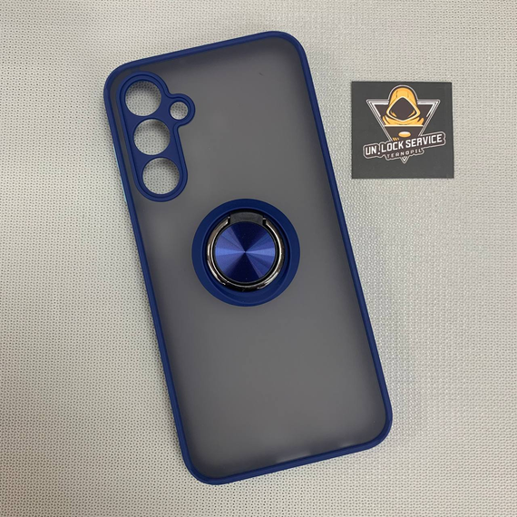 Чохол накладка для Samsung Galaxy A25 Goospery Ring Magnet Синій
