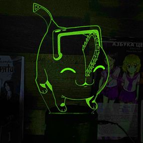 Акриловый светильник-ночник Chainsaw Man 2 зеленый tty-n002292