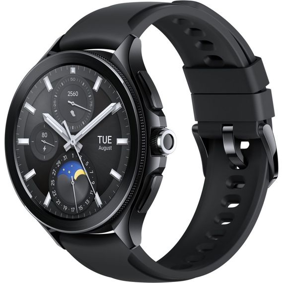 Смарт-годинник Xiaomi Watch 2 Pro Bluetooth Black Case with Black Fluororubber Str (1006732) | Зображення 1