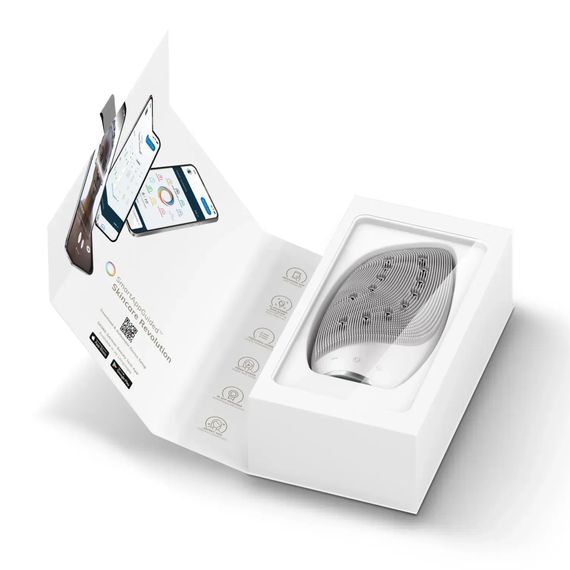 Очищувальна щітка для обличчя GESKE Sonic Thermo Facial Brush&Face-Lifter 8в1 white, Білий | Зображення 8