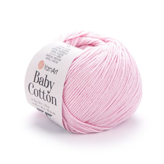 Пряжа YarnArt Baby Cotton No 410 (Ярнарт Бебі Коттон) 50 г / 165 м напівбавовна для дитячих речей та іграшок амігурумі