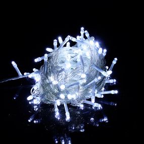 Гирлянда 300LED (Диод) White,30 метров,8 режимов,прозрачная изоляция