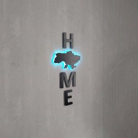 Панно декоративне картина на стіну HOME LED підсвітка 250x700 acr-p000008