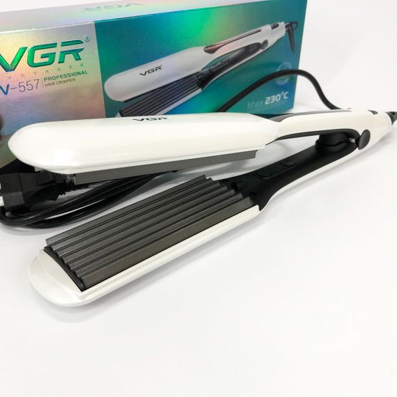 Широка плойка гофре для прикореневого об'єму VGR V-557 70 Вт з дисплеєм та 14 температурними режимами | Зображення 6