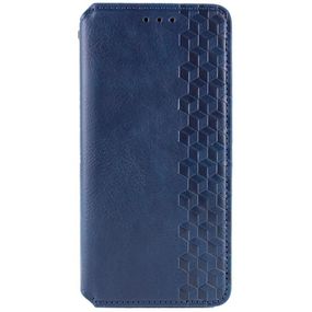 Шкіряний чохол-книжка GETMAN Cubic (PU) для Apple iPhone 11 (6.1") Синій