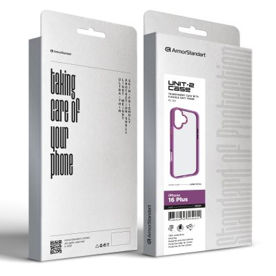 Чехол для мобильного телефона Armorstandart UNIT2 Apple iPhone 16 Plus Violet (ARM78754) | Зображення 1