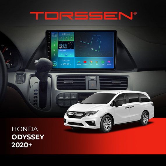 Штатна магнітола Torssen Honda Odyssey 2020+ NF10