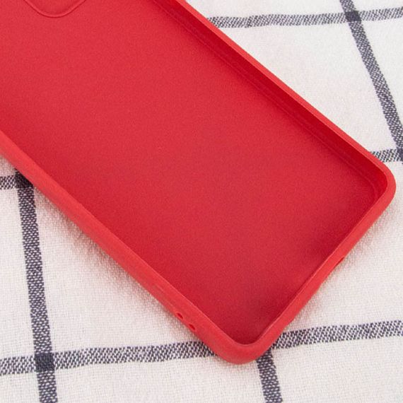 Силиконовый чехол Candy Full Camera для Xiaomi Poco X5 5G / Note 12 5G Красный / Camellia | Зображення 2