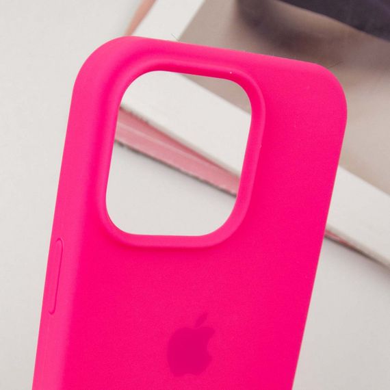 Чохол Silicone Case Full Protective (AA) для Apple iPhone 14 Pro Max (6.7") Рожевий / Barbie pink | Зображення 2