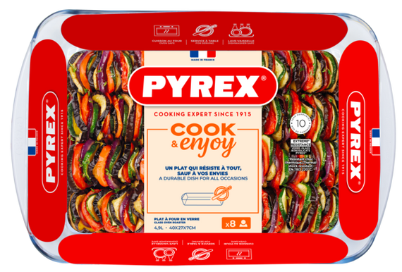 Форма для запікання Pyrex, 40х27х7 см (4.9 л) | Зображення 4