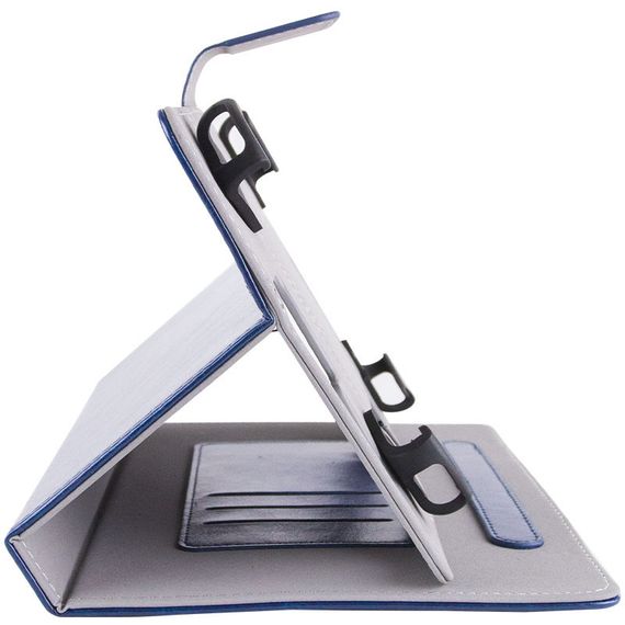 Універсальний шкіряний чохол-книжка для планшета 7-8" Синій | Зображення 5