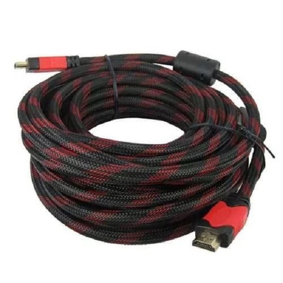 Кабель HDMI - HDMI 10m усиленный в обмотке NE-938 10м шнур | Зображення 4