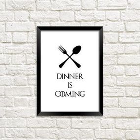 Постер у рамці Dinner is coming A3 (MT3_18A018)