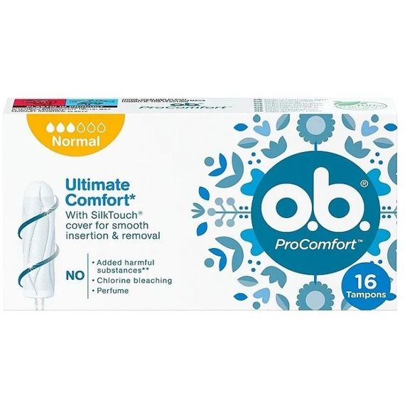 Тампони o.b. ProComfort Normal 3 краплі 16 шт