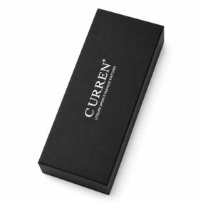 Експортна коробочка Curren Black для годинників фірмова чорна упаковка