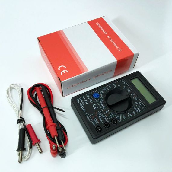 Портативний мультиметр цифровий DT-838, Компактний мультиметр для електротехніків QE-49 | Зображення 9