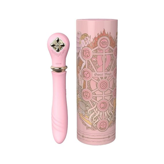 Пульсатор с подогревом Zalo Sweet Magic - Desire Fairy Pink, турбо режим | Зображення 8