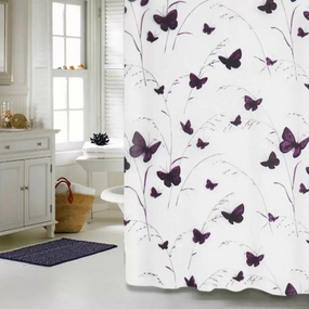 Шторка для ванної 180*180см Butterflies NJ10252 Peva Виланд