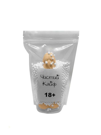 Крафтове мило-член із присоскою Чистий Кайф Brown size L, натуральне | Зображення 3