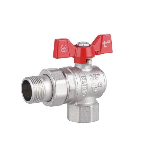 Кран кульовий "Американка" SD Forte 3/4" кутовий SF221W20