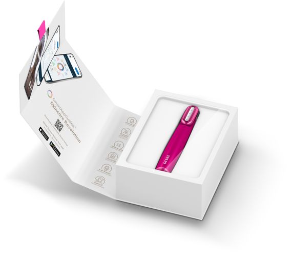 Пристрій для зміцнення і тонізації шкіри обличчя з поворотною головкою GESKE Skin Firming Wand 7в1 magenta | Зображення 8