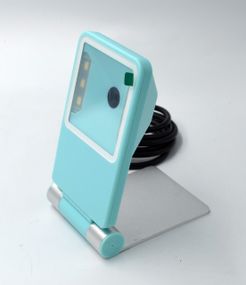2D настольный складной сканер штрих-кодов, QR кодов проводной AsianWell AW-2020 чёрный (AW-2020)