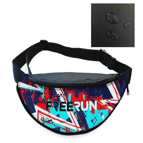 Сумка-бананка мужская/женская Sport 32×16 см с расширителем поясная сумка или сумка через плечо (3730) | Зображення 1