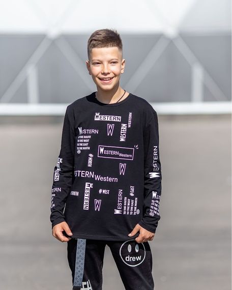 Джемпер для хлопчика (підлітковий) Носи своє 140 Чорний (p-10399-112036) | Зображення 5