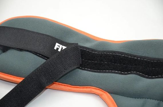 Обважнювачі-манжети для ніг та рук Power System PS-4044 Wrist Weights (2 шт*1 кг) (PS-4044_Grey) | Зображення 3