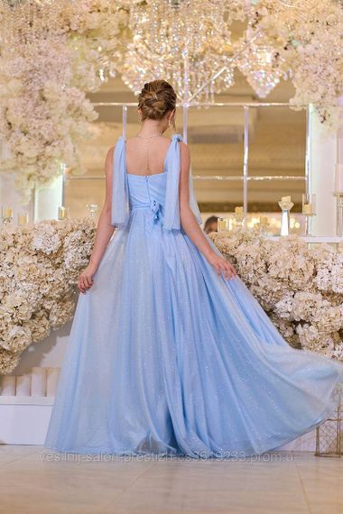 Вечірня сукня, колір блакитний | Зображення 2