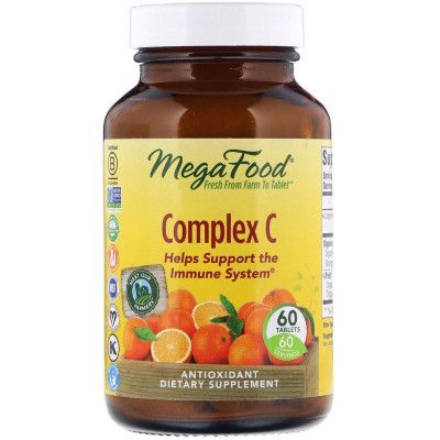 Витамин MegaFood Комплекс витамина С, Complex C, 60 таблеток (MGF-10133) - Топ Продаж!