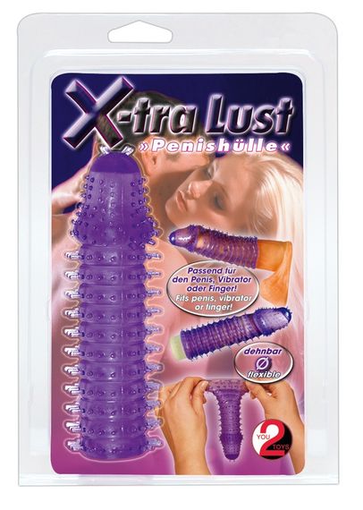 Насадка на пеніс Super Stretch lila Sex Aura