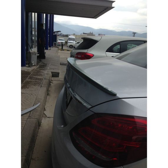Спойлер (під фарбування) для Mercedes C-class W204 2007-2015рр. | Зображення 2