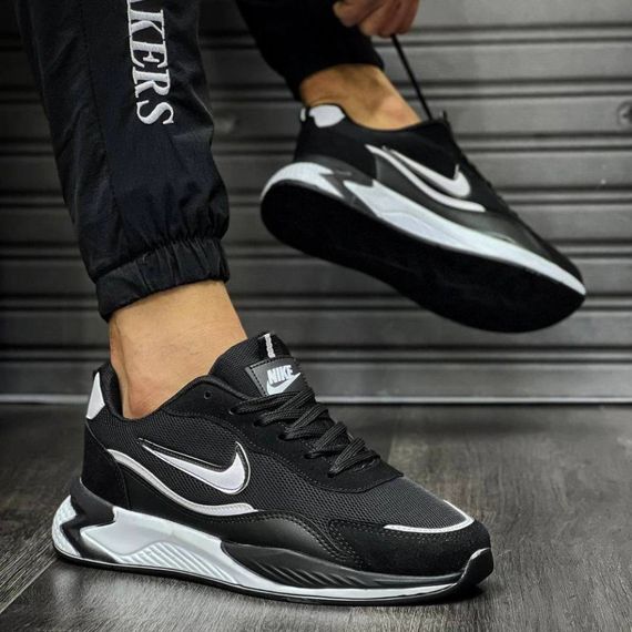 Кросівки демісезонні Nike колір: чорний ,білий
