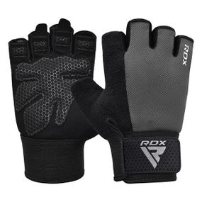 Рукавички для фітнесу RDX W1 Half (Gray ) Plus M