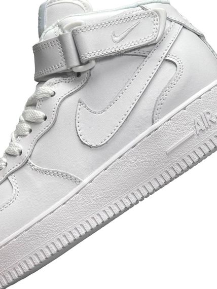Кроссовки зимние Air Force 1 High All White Fur , Вьетнам 41 26 см | Зображення 6