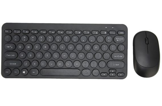 Набор беспроводная клавиатура и мышка MHZ Wireless 902 8887, черный