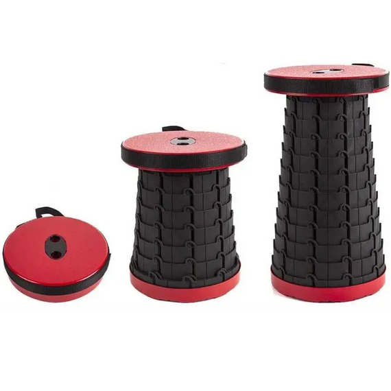 Складаний стілець Telescopic stool, компактний розкладний телескопічний для походів і риболовлі | Зображення 2