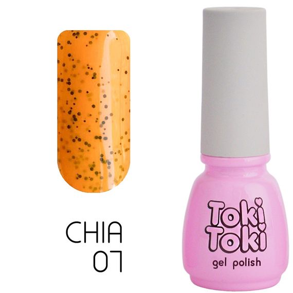 Гель-лак Toki-Toki Chia 07 морковный 5мл | Зображення 1