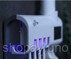 Тримач-диспенсер для зубної пасти та щіток Toothbrush sterilizer автоматичний | Зображення 3