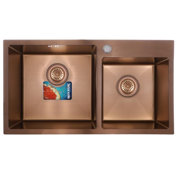 Набір Mixxus SET-7843D-220x1.0-PVD (мийка + змішувач + диспенсер) (MX0586) | Зображення 3