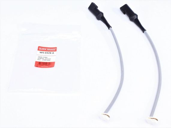 Датчик зносу гальмівних колодок передніх Ford Transit 2.0 2.2TDCi 2012- L=310mm К-кт 2 шт. WS 0328 A